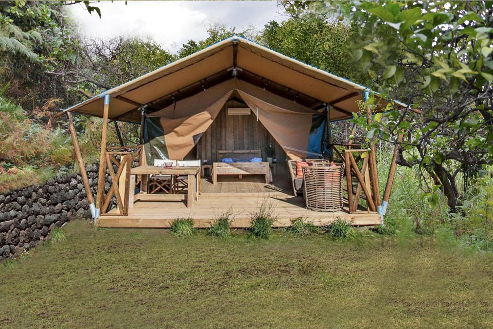 Glamping Alcantara Motta Camastra Værelse billede